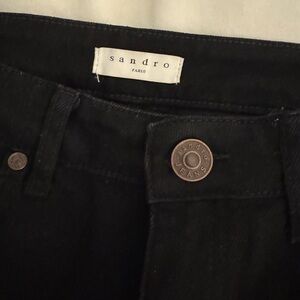 Sandro Classic Black Jeans